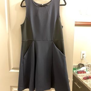 Mossimo XXL Dark Blue & Black Panel Dress